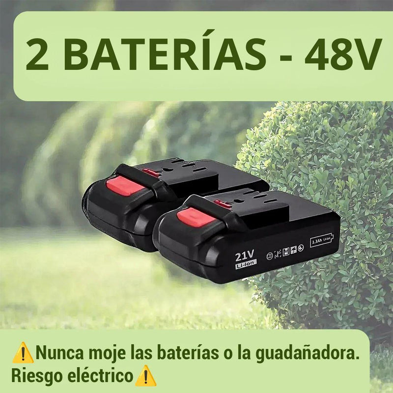 GUADAÑADORA PORTATIL COMPLETA + 2 BATERIAS 48V + REGALO (GAFAS DE PROTECCIÓN) Tienda Colombia