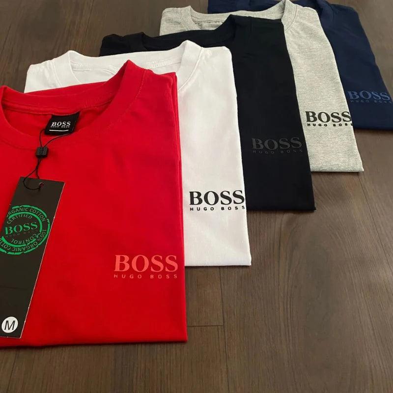 [Compra 2 y llévate 5] Kit 5 Camisetas Hugo Boss + Perfume Giorgio Armani de Regalo - ¡OFERTA 50% SOLO HOY! Tienda Colombia