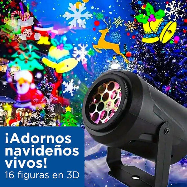 Proyector de Figuras Navideñas - FestiLuz Tienda Colombia