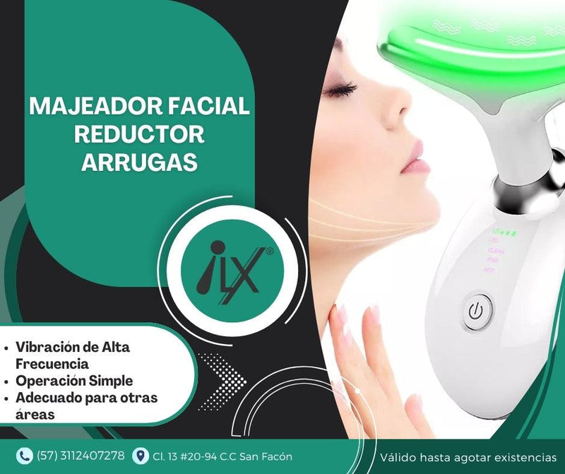 Masajeador Facial Reductor Arrugas Y Papada Recargable - Offertienda