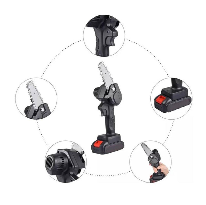 Mini Motosierra De Mano Portátil Ergonómico Recargable 24v - Offertienda