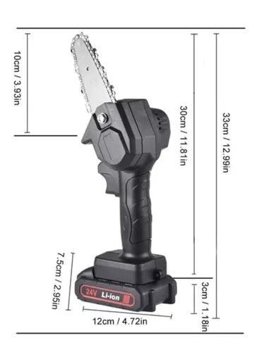 Mini Motosierra De Mano Portátil Ergonómico Recargable 24v - Offertienda